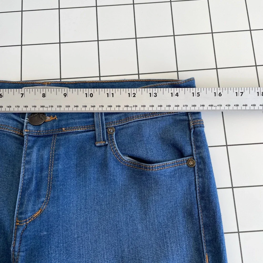 Free People We The Free Skinny‎ Jeans 28 Blue Crush Stretch Denim Jeggings USA